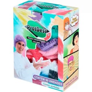 Touca Sanfonada Descartável com Elástico Colors - Protdesc